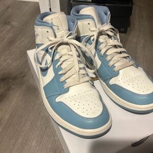 Women's Blue and White Sneakers